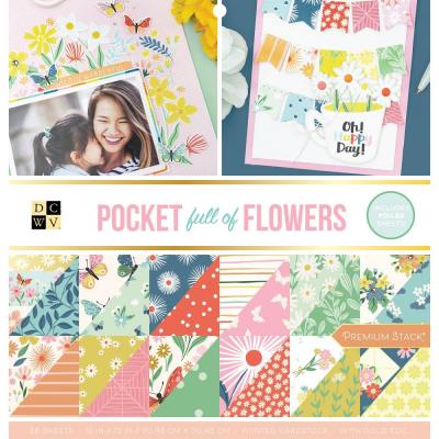DCWV Pocket Full Of Flowers Designpapiere - Paper Pad